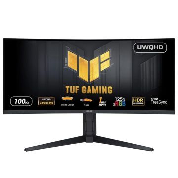 ASUS TUF Gaming VG34VQEL1A computer monitor 86,4 cm (34") 3440 x 1440 Pixels UltraWide Quad HD LED Zwart (VG34VQEL1A) thumbnail