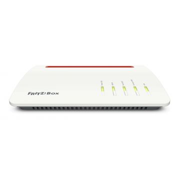FRITZ!Box 7590 draadloze router Gigabit Ethernet Dual-band (2.4 GHz / 5 GHz) Grijs, Rood, Wit