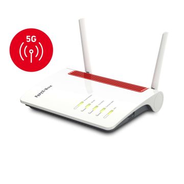 Box 6850 5G draadloze router Gigabit Ethernet Dual-band (2.4 GHz / 5 GHz) Wit (20002928) thumbnail