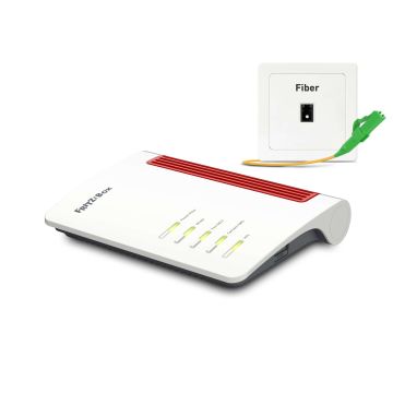 Box FRITZ! 5530 draadloze router Gigabit Ethernet Dual-band (2.4 GHz / 5 GHz) Wit (20002960) thumbnail