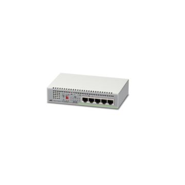 Allied Telesis AT-GS910/5-50 Unmanaged Gigabit Ethernet (10/100/1000) Grijs (AT-GS910/5-50) thumbnail
