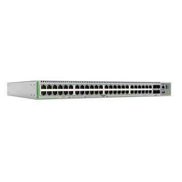 Allied Telesis AT-GS980MX/52PSM-50 netwerk-switch Managed L3 10G Ethernet (100/1000/10000) Power over Ethernet (PoE) Grijs (AT-GS980MX/52PSM-5) thumbnail