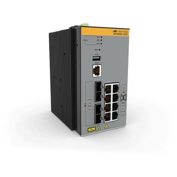 Allied Telesis AT-IE340-12GT-80 Managed L3 Gigabit Ethernet (10/100/1000) Grijs (AT-IE340-12GT-80) thumbnail