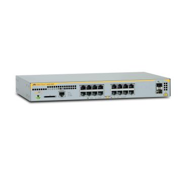 Allied Telesis AT-x230-18GP-50 Managed L2+ Gigabit Ethernet (10/100/1000) Power over Ethernet (PoE) Grijs (AT-X230-18GP-50) thumbnail