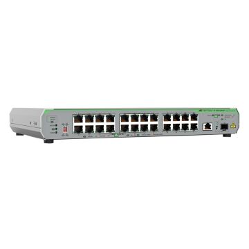 Allied Telesis AT-GS910/26XST-50 netwerk-switch Unmanaged 10G Ethernet (100/1000/10000) Grijs (GS910/26XST-50) thumbnail