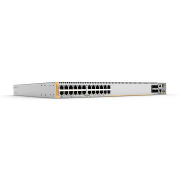 Allied Telesis x930-28GPX Managed L3 Gigabit Ethernet (10/100/1000) Power over Ethernet (PoE) Grijs (X930-28GPX-B01) thumbnail