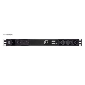 ATEN Basis 1U PDU met meter en piekbescherming (PE1218SG-AT-G) thumbnail