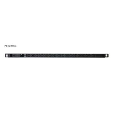 ATEN Basis 0U PDU met meter en piekbescherming (PE1224SG-AT-G) thumbnail