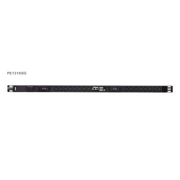 ATEN Basis 0U PDU met meter en piekbescherming (PE1316SG-AT) thumbnail
