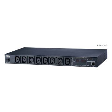 ATEN 15A/10A 8-uitgangen 1U gemeten en geschakeld eco PDU (PE6108G-ATA-G) thumbnail