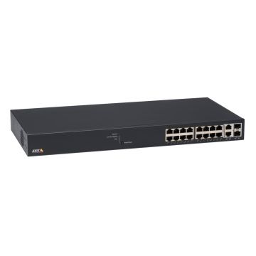 Axis T8516 PoE+ Managed Gigabit Ethernet (10/100/1000) Power over Ethernet (PoE) Zwart
