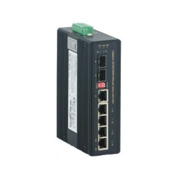 barox Switch 5-Port 5x10/100/1000TX RJ45 4xPoE/+/++ 2x1000FX (PC-PITE502-GBTE) thumbnail