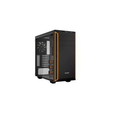 be quiet! Pure Base 600 Window Midi Tower Zwart, Oranje (BGW20) thumbnail
