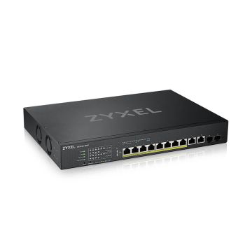 Zyxel XS1930-12HP-ZZ0101F netwerk-switch Managed L3 10G Ethernet (100/1000/10000) Power over Ethernet (PoE) Zwart (XS1930-12HP-ZZ0101) thumbnail