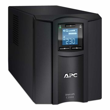 APC Smart-UPS SMC2000I Noodstroomvoeding - 6x C13, 1x C19, USB, 2000VA (SMC2000I) thumbnail