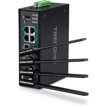 Trendnet TI-WP100 draadloze router Gigabit Ethernet Dual-band (2.4 GHz / 5 GHz) Zwart (TI-WP100) thumbnail