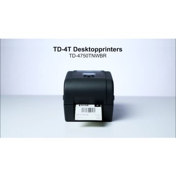 Brother TD-4750TNWBR labelprinter Direct thermisch/Thermische overdracht 300 x 300 DPI 152 mm/sec Bedraad en draadloos Ethernet LAN Wifi Bluetooth (TD4750TNWBRZ1) thumbnail