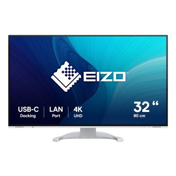 EIZO FlexScan EV3240X-WT computer monitor 80 cm (31.5") 3840 x 2160 Pixels 4K Ultra HD LCD Wit (EV3240X-WT) thumbnail