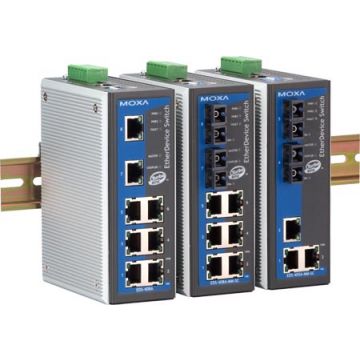 Moxa EtherDevice™ Switch EDS-408A, (-40 to 75˚C) Managed