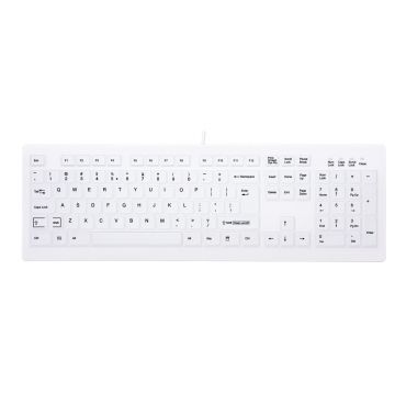 CHERRY AK-C8100F-U1-W/US toetsenbord USB QWERTY Amerikaans Engels Wit
