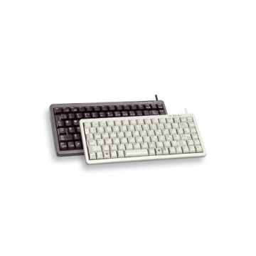 CHERRY Compact keyboard, Combo (USB + PS/2), DE toetsenbord Kantoor USB + PS/2 QWERTY Zwart (G84-4100LCADE-2) thumbnail
