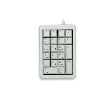 CHERRY G84-4700 numeriek toetsenbord Laptop/pc USB Grijs (G84-4700LUCDE-0) thumbnail