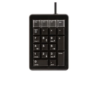 CHERRY G84-4700 numeriek toetsenbord Laptop/pc USB Zwart (G84-4700LUCDE-2) thumbnail