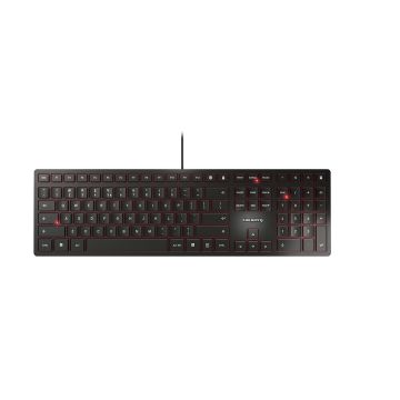 CHERRY KC 6000 Slim toetsenbord Universeel USB Amerikaans Engels Zwart (JK-1600EU-2) thumbnail