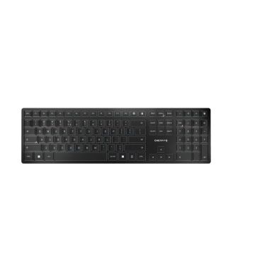 CHERRY KW 9100 SLIM toetsenbord Universeel RF-draadloos + Bluetooth QWERTY Engels Zwart (JK-9100EU-2) thumbnail