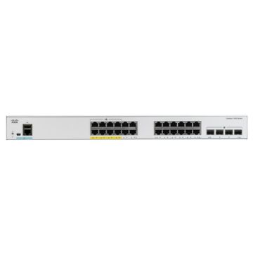 Cisco Catalyst C1000-24P-4G-L netwerk-switch Managed L2 Gigabit Ethernet (10/100/1000) Power over Ethernet (PoE) Grijs (C1000-24P-4G-L) thumbnail
