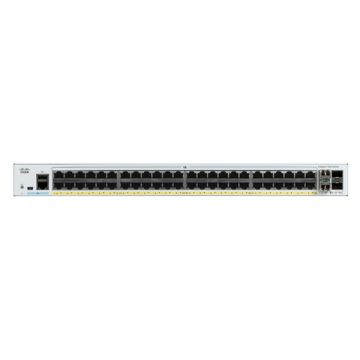 Cisco Catalyst C1000-48P-4G-L netwerk-switch Managed L2 Gigabit Ethernet (10/100/1000) Power over Ethernet (PoE) Grijs (C1000-48P-4G-L) thumbnail