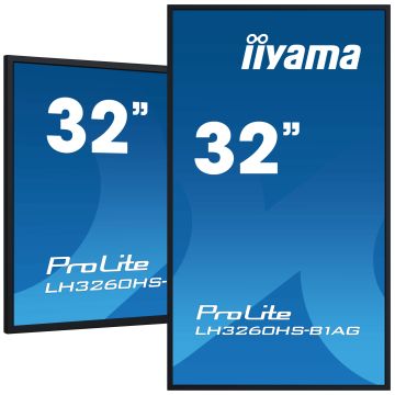 iiyama LH3260HS-B1AG beeldkrant Digitaal A-kaart 80 cm (31.5") LED Wifi 500 cd/m² Full HD Zwart Type processor Android 11 24/7 (LH3260HS-B1AG) thumbnail