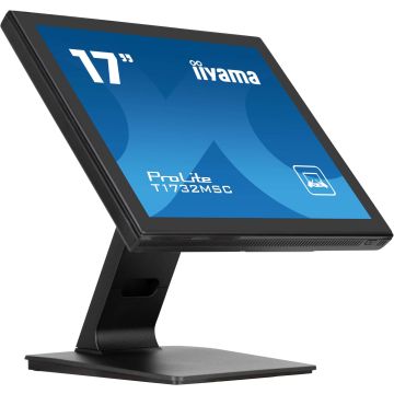 iiyama ProLite computer monitor 43,2 cm (17") 1280 x 1024 Pixels SXGA LED Touchscreen Tafel Zwart (T1732MSC-B1S) thumbnail