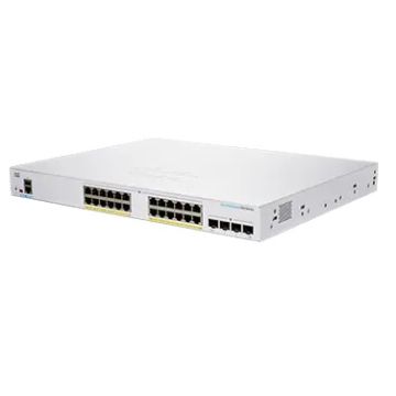Cisco CBS250-24P-4G-EU netwerk-switch Managed L2/L3 Gigabit Ethernet (10/100/1000) Zilver (CBS250-24P-4G-EU) thumbnail