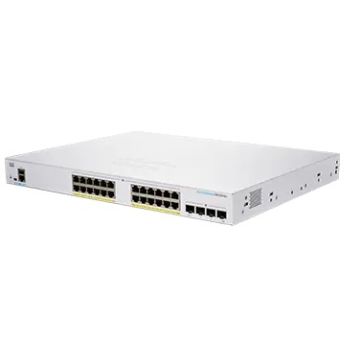Cisco CBS250-24P-4X-EU netwerk-switch Managed L2/L3 Gigabit Ethernet (10/100/1000) Zilver (CBS250-24P-4X-EU) thumbnail