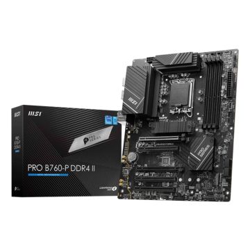 MSI PRO B760-P DDR4 II moederbord Intel B760 LGA 1700 ATX (7E29-001R) thumbnail