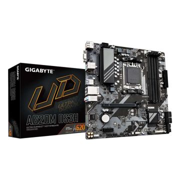 GIGABYTE A620M DS3H moederbord AMD A620 Socket AM5 micro ATX (A620M DS3H) thumbnail