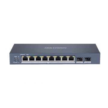 Hikvision DS-3E1510P-SI netwerk-switch Managed L2 Gigabit Ethernet (10/100/1000) Power over Ethernet (PoE) Zwart