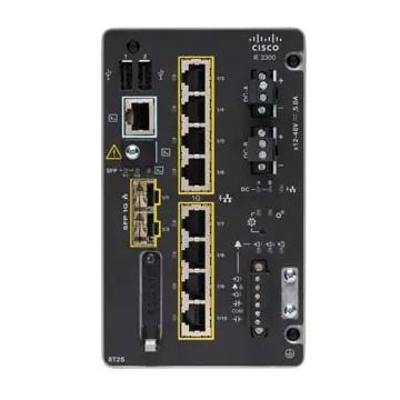 Cisco Catalyst IE-3300-8T2S-E netwerk-switch Managed L2 Gigabit Ethernet (10/100/1000) Zwart (IE-3300-8T2S-E) thumbnail