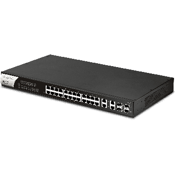 Draytek Switch 440mm DrayTek VigorSwitch  P-1282  4*Kombo/24*GE/PoE retail (VSWITCHP1282-DE-AT-CH) thumbnail