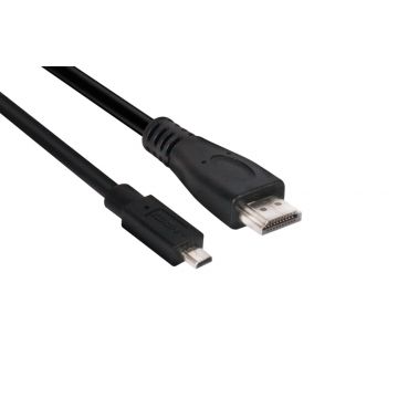 CLUB3D Micro HDMI™ naar HDMI™ 2.0 4K60Hz Kabel 1M