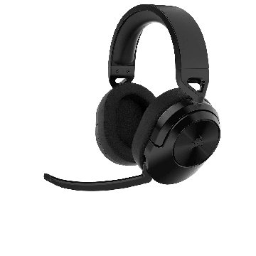 Corsair HS55 WIRELESS Carbon Low-Latency 2.4Ghz Wireless or Bluetooth®/ 100Hz – 10kHz (Bluetooth 5.2) / Microphone / PC, MAC (CA-9011280-EU) thumbnail