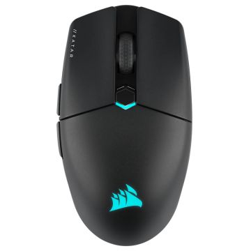 Corsair KATAR ELITE Wireless muis Rechtshandig RF Wireless + Bluetooth + USB Type-A Optisch 26000 DPI (CH-931C111-EU) thumbnail