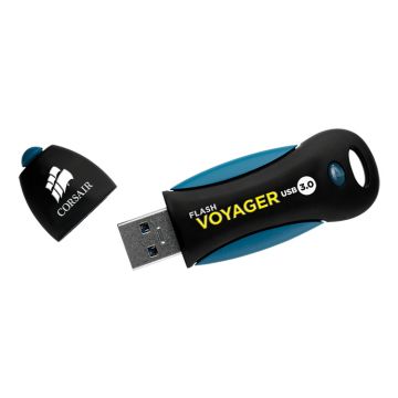 Corsair Voyager 256GB USB flash drive USB Type-A 3.2 Gen 1 (3.1 Gen 1) Zwart, Blauw