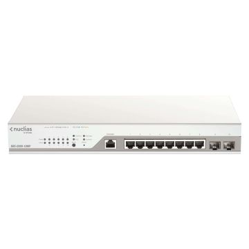 D-Link DBS-2000-10MP/E netwerk-switch Managed L2 Gigabit Ethernet (10/100/1000) Power over Ethernet (PoE) Grijs (DBS-2000-10MP/E) thumbnail