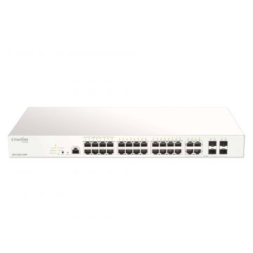 D-Link DBS-2000-28MP/E netwerk-switch Managed L2 Gigabit Ethernet (10/100/1000) Power over Ethernet (PoE) Grijs