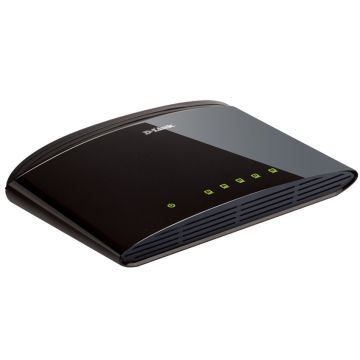 D-Link DES-1005D Unmanaged Fast Ethernet (10/100) Zwart (DES-1005D/E) thumbnail
