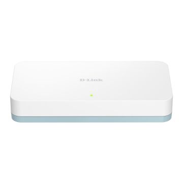 D-Link DGS-1008D/E netwerk-switch Unmanaged Gigabit Ethernet (10/100/1000) Wit (DGS-1008D/E) thumbnail