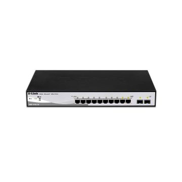 D-Link DGS-1210-10 Managed L2 Gigabit Ethernet (10/100/1000) 1U Zwart, Grijs (DGS-1210-10/E) thumbnail