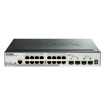 D-Link DGS-1510 Managed L3 Gigabit Ethernet (10/100/1000) Power over Ethernet (PoE) Zwart (DGS-1510-52XMP) thumbnail